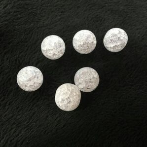 6粒入 クラック水晶12㎜新品