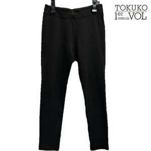 TOKUKO ★ トクコ プルミエヴォル パンツ ストレッチ ブラック 黒 レギンス 履きやすい 動きやすい ストレスフリー ②
