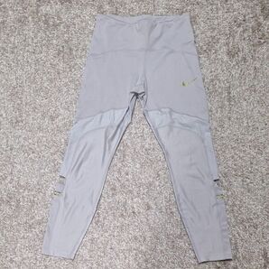 本日再値引!NIKEレギンス グレーLsize