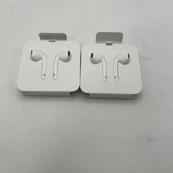 iphone純正イヤフォン iPhone付属品 純正イヤホン新品未使用2個セット