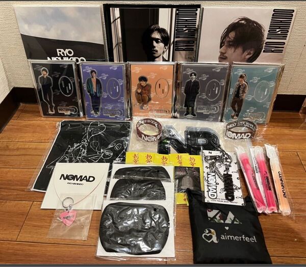 新品多数 美品 錦戸亮 ファンクラブ コンサート グッズ アクリルスタンド 会場限定 グッズセット アクスタ