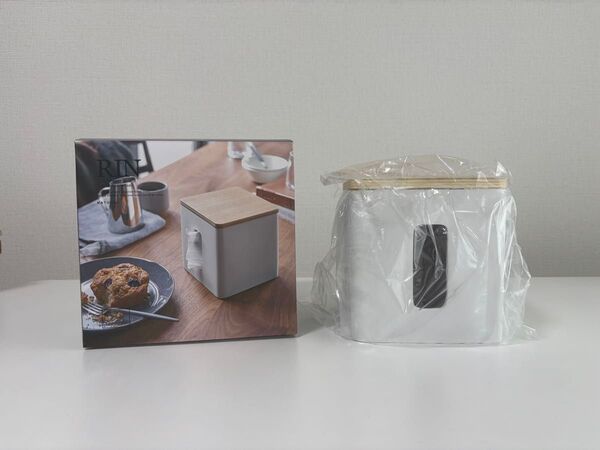 山崎実業(Yamazaki) ティッシュ&トイレットペーパーケース ナチュラル RIN