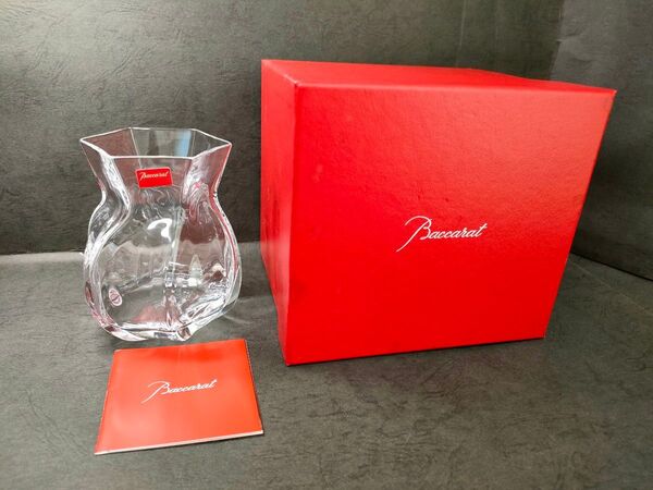 【バカラ】●未使用美品●Baccarat●花瓶 コローユ●元箱・カードあり●フラワーベース