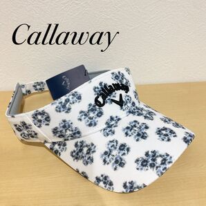 【新品】Callaway キャロウェイ フラワー ピクセル サンバイザー ゴルフ