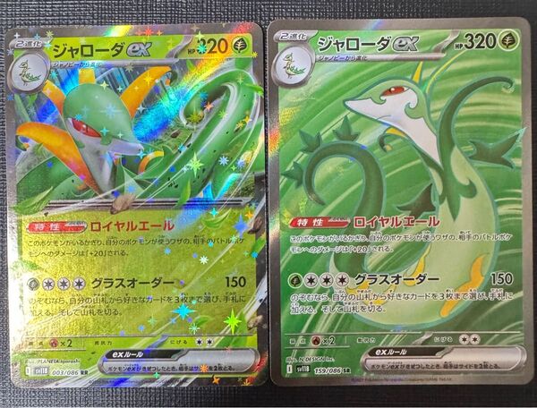 ポケモンカードゲーム ジャローダex SR RR ブラックボルト