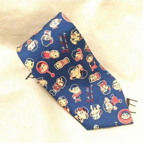 古着 不二家 ペコちゃん ネクタイ 紳士 ファション コレクション