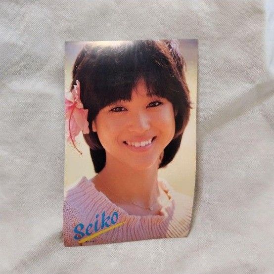 昭和レトロ 当時物 松田聖子 小泉今日子 ピンナップ ポスター 昭和アイドル