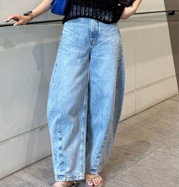 パンツ デニム ジーンズ カーブデニム レディース
