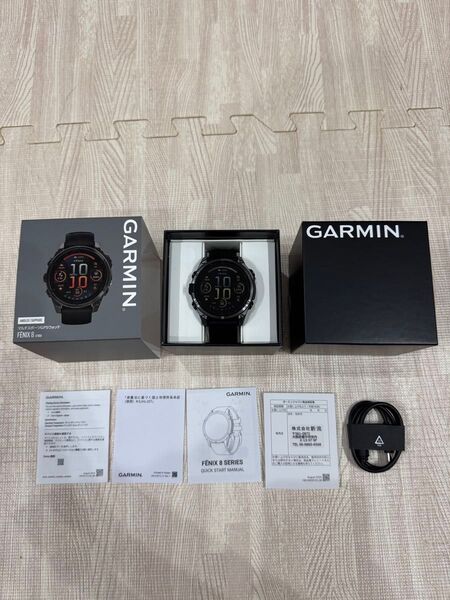新品未使用 ガーミン fenix8 47mm GARMIN Sapphire AMOLED