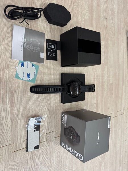 GARMIN ガーミン fenix 7 Sapphire Dual Power Ti Black DLC Black おまけ付き