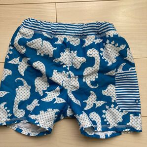 恐竜柄 水着 男の子 パンツ 西松屋 イオン 水色 青 ショートパンツ 海パン サーフパンツ