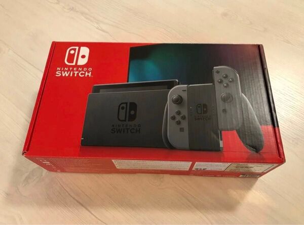 【美品】Nintendo Switch グレー バッテリー強化モデル