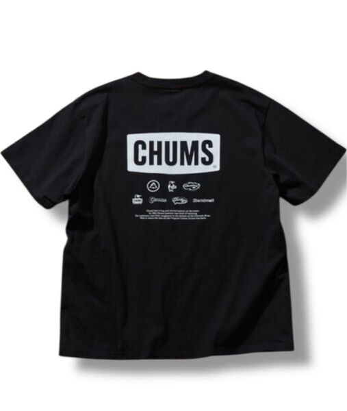 XL チャムス ヒストリー バックプリント クルーネックTシャツ
