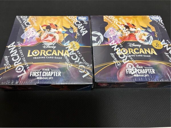 Disney LORCANA 2BOXセット 未使用品 ロルカナ 物語のはじまり シュリンク付き