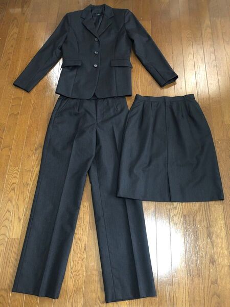 ※地域限定販売 enlain スーツ パンツ&スカートset size 9AR