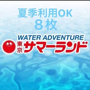 ①東京サマーランドフリーパス8枚