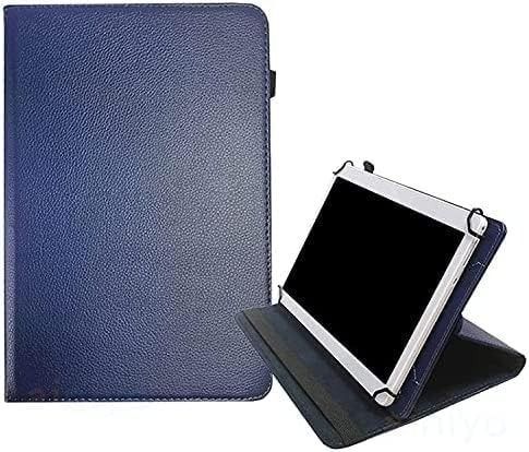 iPad ドコモ 360度回転 ペン収納 手帳型 軽量 紺