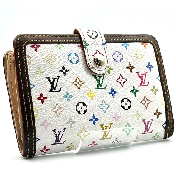 LOUIS VUITTON ルイヴィトン モノグラム マルチカラー ヴィエノワ 折り財布 二つ折り M92987