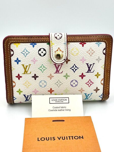 LOUIS VUITTON ルイヴィトン モノグラム マルチカラー ヴィエノワ 折り財布 二つ折り