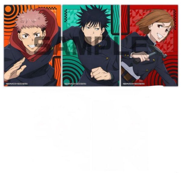 呪術廻戦 ジャンプフェスタ2025 生ブロマイドB 虎杖悠仁、伏黒恵、釘崎野薔薇