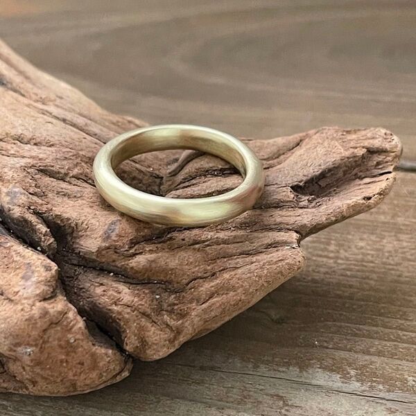 リング 指輪 真鍮 brass ブラス シンプル ハンドメイド アクセサリー 21号