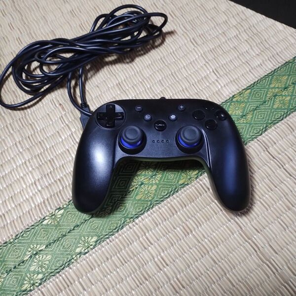 〜クーポンご利用推奨!!〜Switch用ドック/PC用コントローラーターボG ブルー