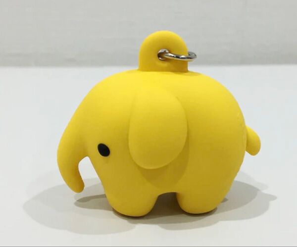 どむぞうくんとなかまたち ラバーマスコットキーチェーン(どむたろう/イエロー) ドムドム