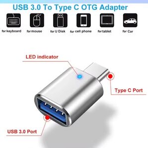 USB 3.0 to Type C OTGアダプター 変換