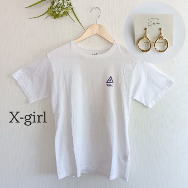 X-girl エックスガール 半袖Tシャツ 攻殻機動隊コラボ