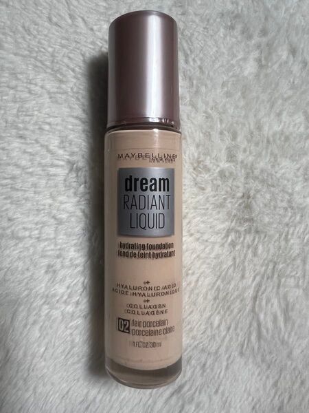 MAYBELLINE dream radianceドリームラディアント ファンデーション 02 fair porcelain