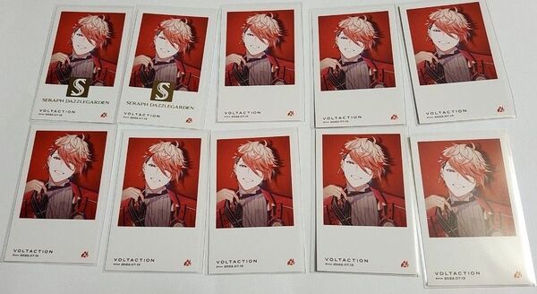 にじさんじ/VOLTACTION Half Anniversary/チェキ風カード/まとめ売り/セラフ・ダズルガーデン×10