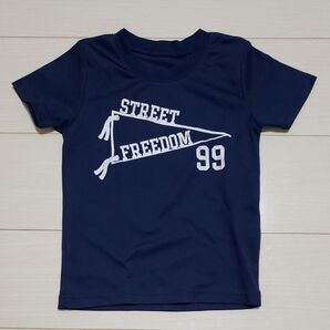 子供服 ネイビー メッシュ半袖Tシャツ STREET FREEDOM 99