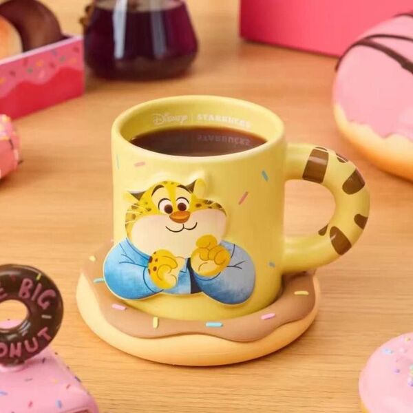 海外限定 スターバックス ディズニー ズートピア クロウハウザー マグカップ 414ml