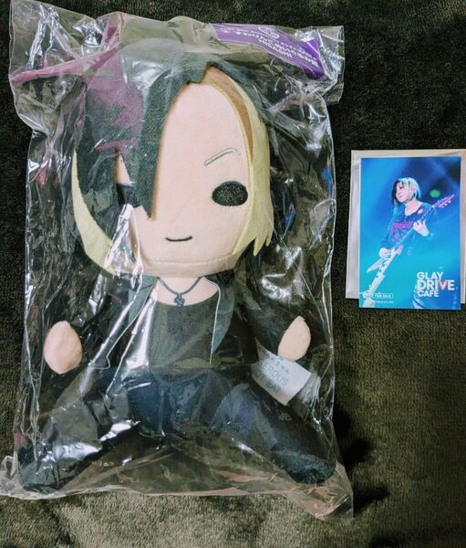 GLAY エンタメくじ すわりんこぬいぐるみ賞 HISASHI ステッカー付き
