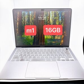 【美品】MacBook Air m1 16gb ストレージ256GB 箱無し
