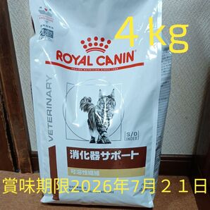 ロイヤルカナン 猫用 消化器サポート可溶性繊維 ドライ4kg