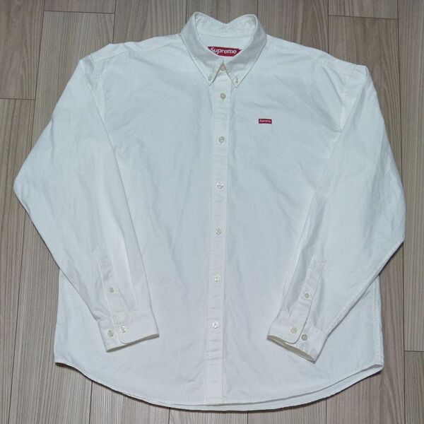【美品】Supreme (シュプリーム) / 23AW Small Box Shirt 長袖ボタンダウンシャツ / ホワイト /M