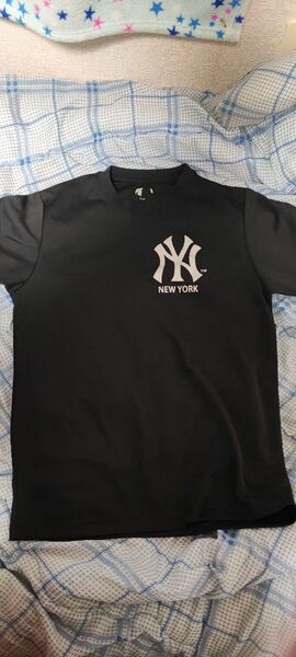MLB ニューヨークヤンキース プリントTシャツ 黒 Mサイズ 古着