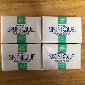 アメリカ製★未使用Amway SATINIQUE FAMILY SOAP 化粧石鹸 4個セット
