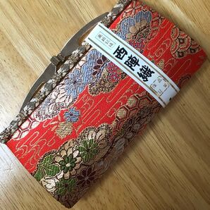 未使用★西陣織 がま口財布・がま口ポーチ