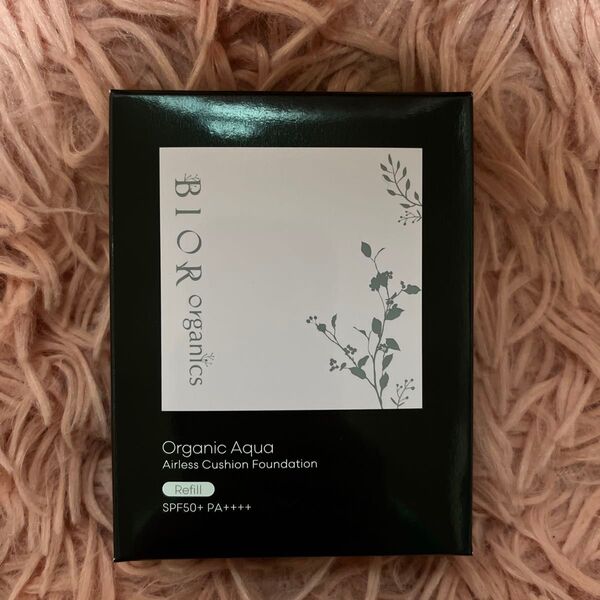 BIOR organics オーガニックアクアエアレスクッション美容液ファンデーション モイストグロウ ナチュラル