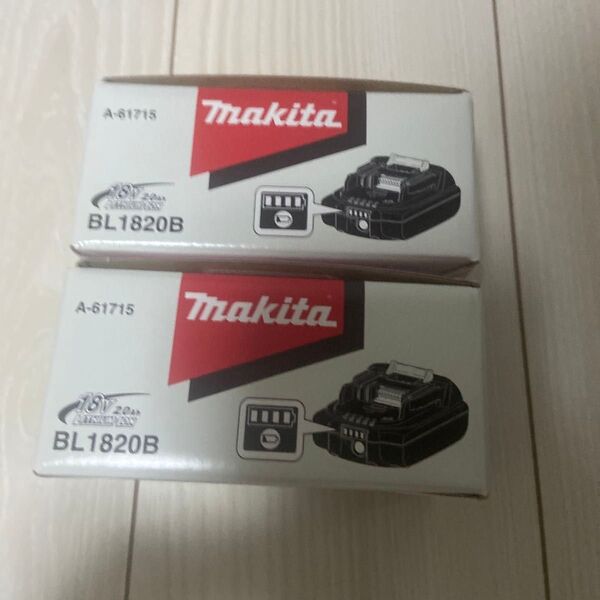 (マキタ) 純正品 リチウムイオンバッテリー BL1820B A-61715 正規品 18V 2.0Ah makita 2個セット