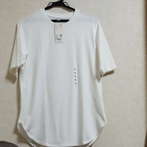 ユニクロスムースコットンTシャツ ホワイト M 未使用