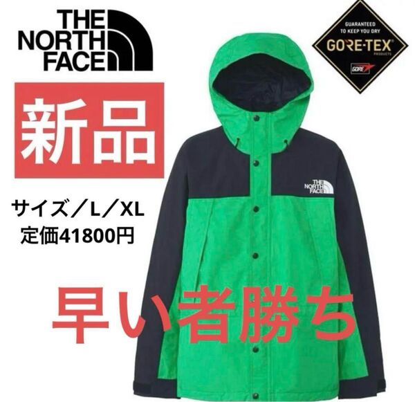 【新品】ザ・ノース・フェイス ノベルティマウンテンライトジャケット ゴアテックス 防水 L /XL GORE-TEX