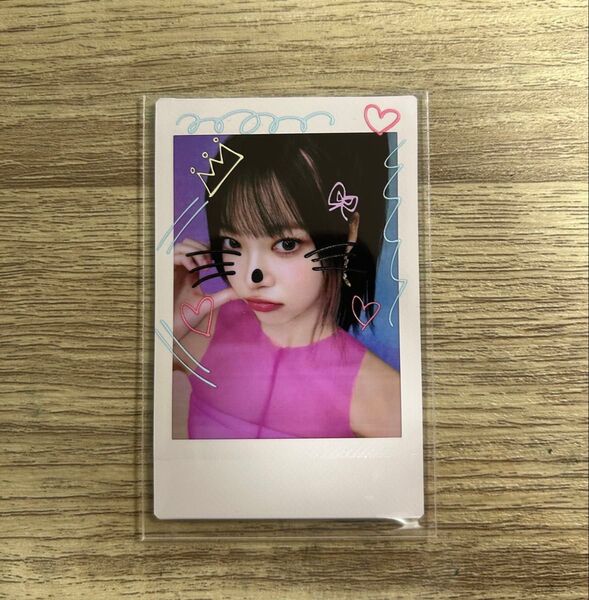 LE SSERAFIM EASY CRAZY HOT INSTANT PHOTO CARD ウンチェ (スペシャル)