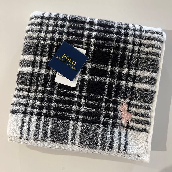 POLO RALPH LAUREN ポロ ラルフローレンタオルハンカチ 約28cm
