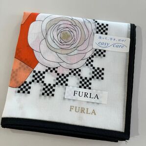 FURLA フルラ ハンカチ イージーケア 大判 約50cm