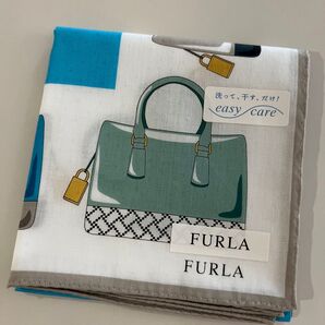 FURLA フルラ ハンカチ イージーケア 大判 約50cm