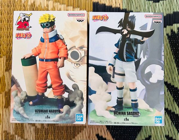 NARUTO-ナルト-Memorable Saga- うずまきナルト うちはサスケ フィギュア 未開封品
