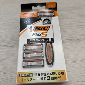 BIC フレックス5 ホルダー+替刃3個付き